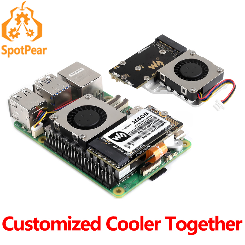 Deskpi Super6C - Raspberry Pi 5 PCIe to M.2