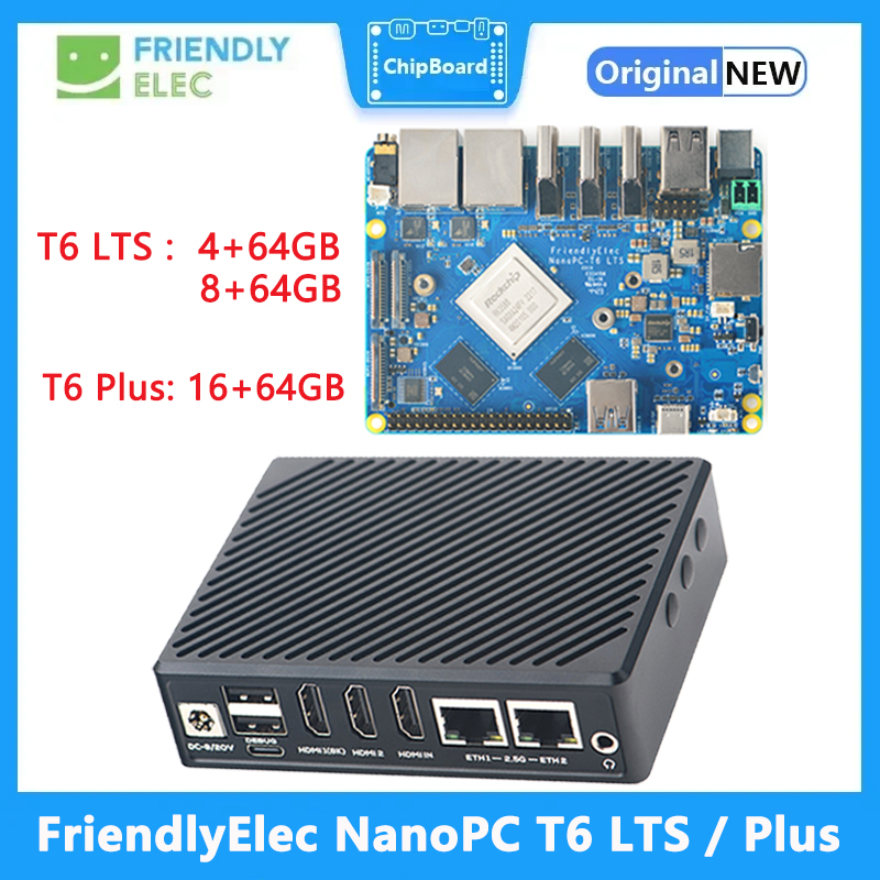 FriendlyElec NanoPC T6 LTS/Plu - Nanopc T6 16Gb recension och pris