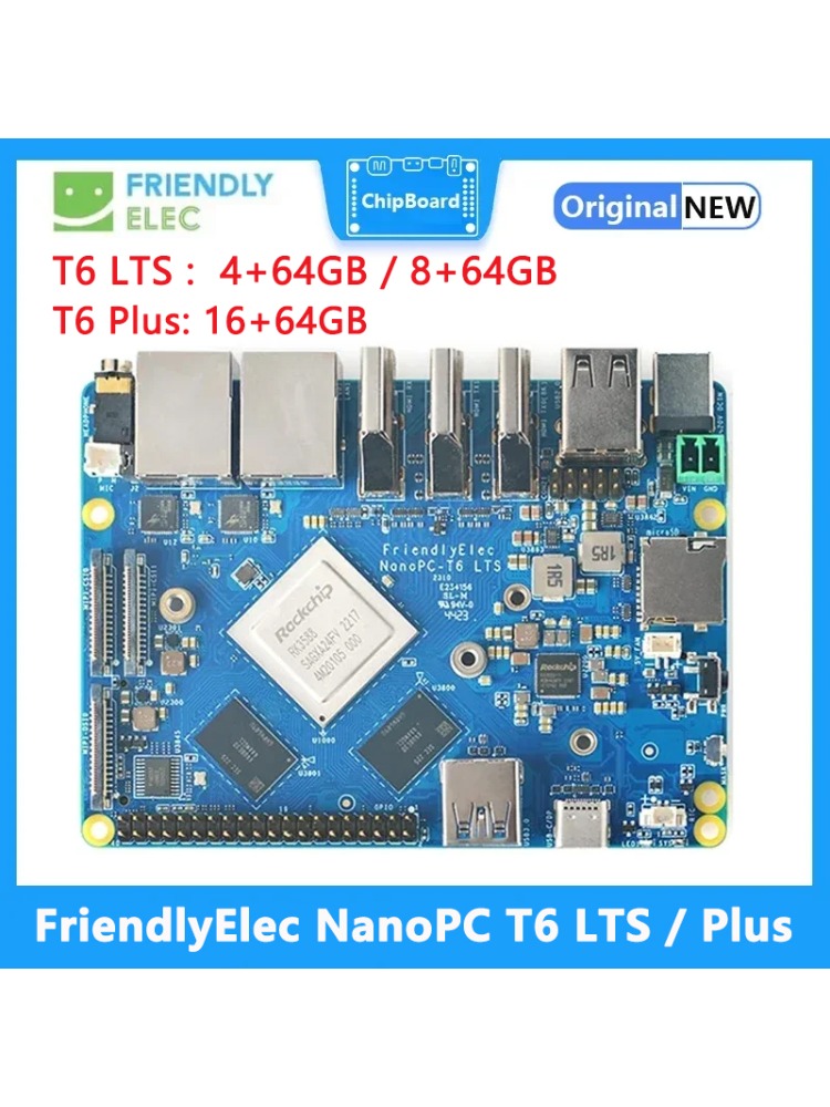 FriendlyElec NanoPC T6 LTS/Plu - Nanopc T6 16Gb recension och pris