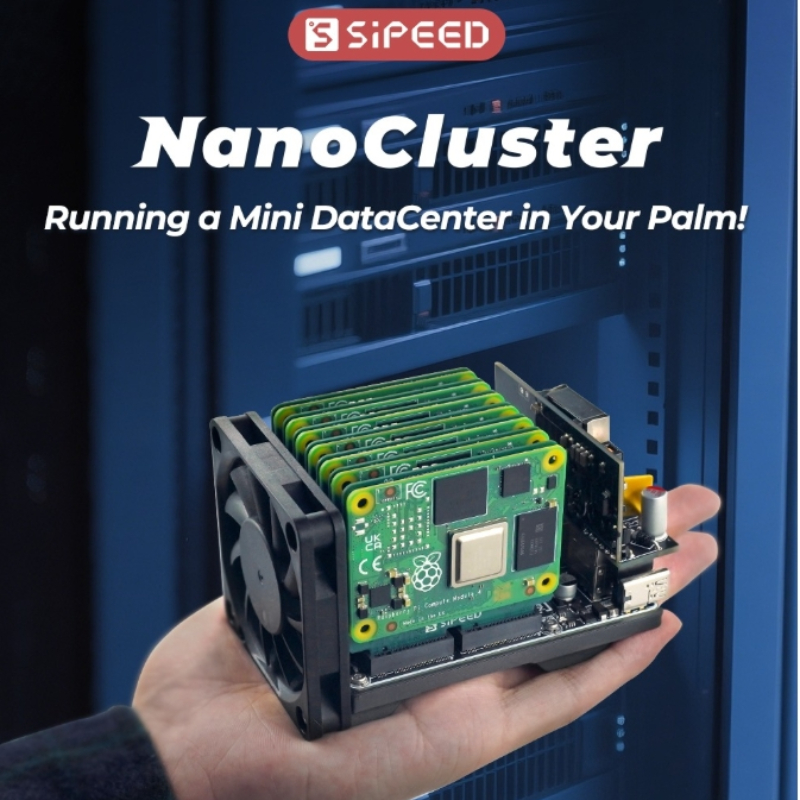 Sipeed NanoCluster CM4/5 Mini  - Deskpi Super6C recension och pris