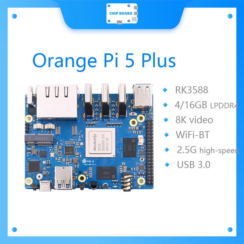 Orange Pi 5 Plus  Single Board - Orange Pi 5 Plus 32Gb recension och pris