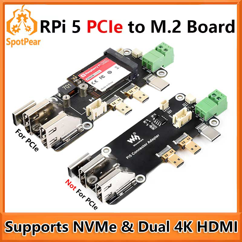 Raspberry Pi 5 PCIe to M.2 Mul - Turing Pi 2 recension och pris