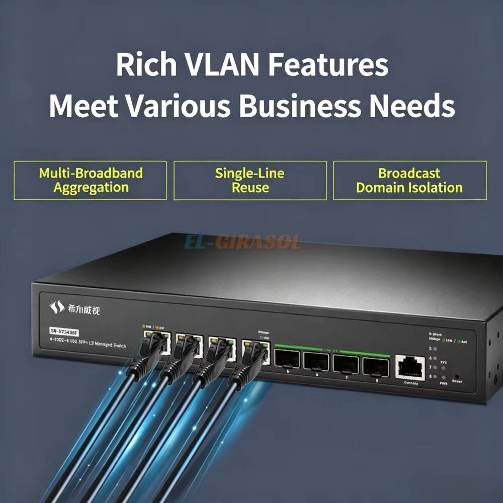 Sirivision 8 Port 10G SFP+ L3  - Sfp+ 10G Managed Switch 8 Port recension och pris