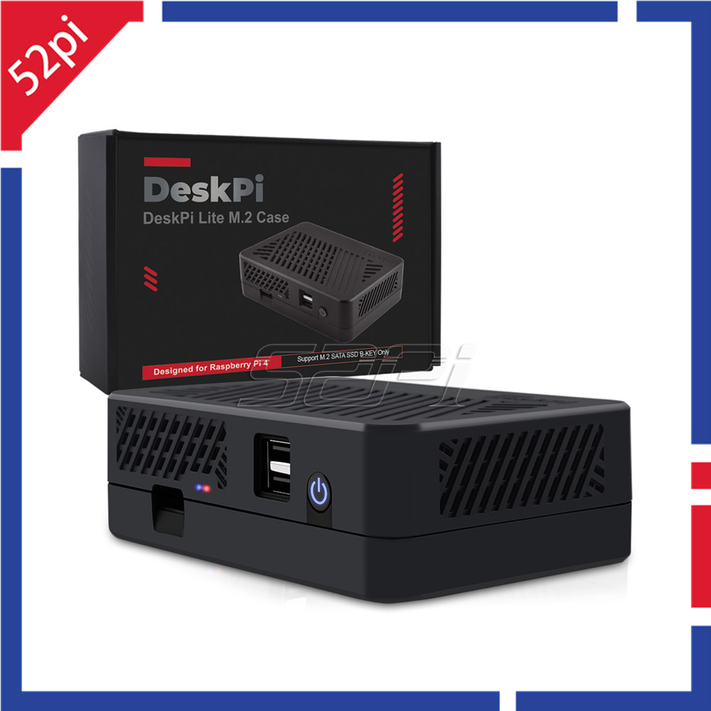 52Pi DeskPi Lite NAS Case with - Deskpi Super6C recension och pris