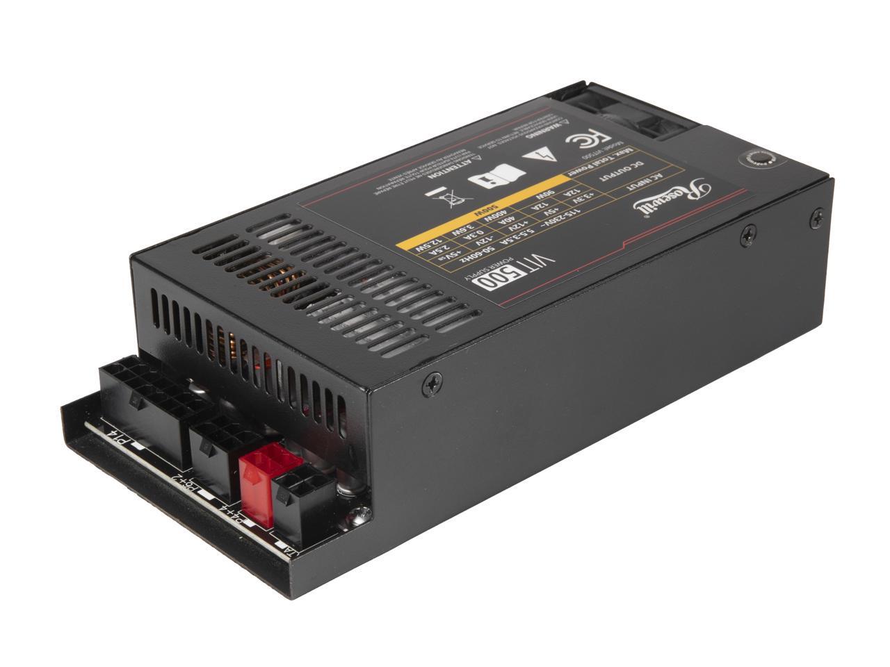 Rosewill VIT 500W, Mini ITX/Fl - Atx Power Supply 1U Flex 500W recension och pris