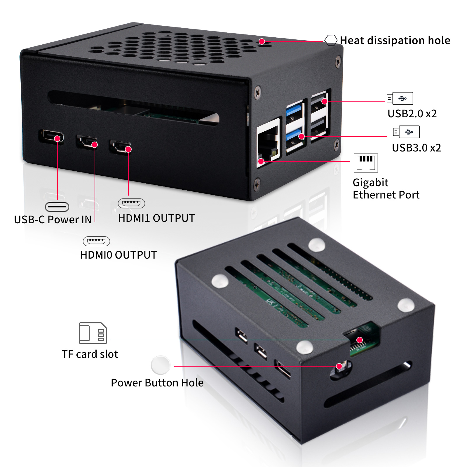 52Pi  Raspberry Pi 5 Metal Cas - Turing Pi 2 recension och pris