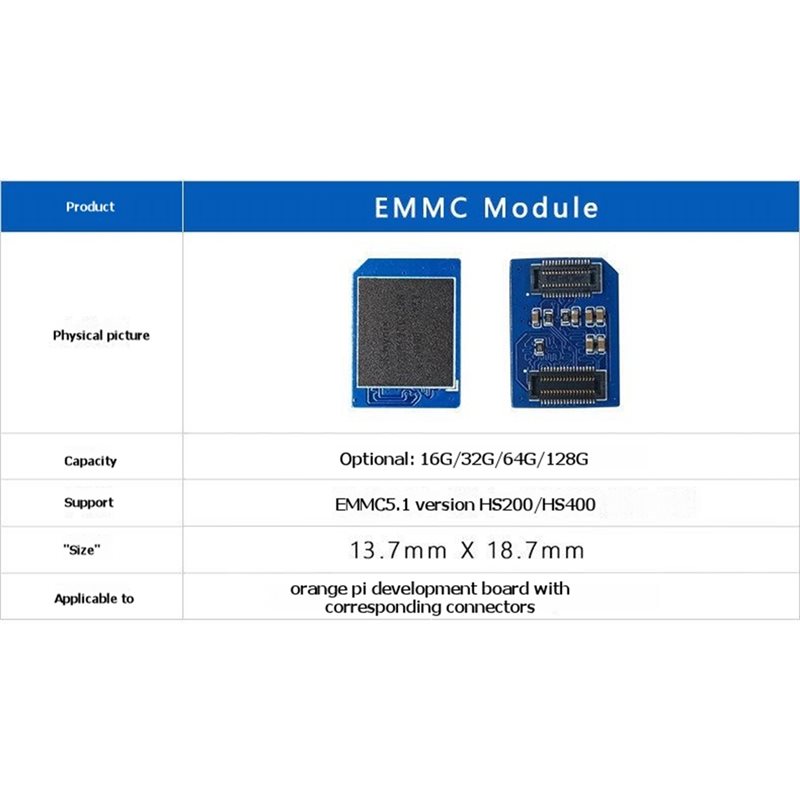 A13E-EMMC 32GB Module For Oran - Orange Pi 5 Plus 32Gb recension och pris