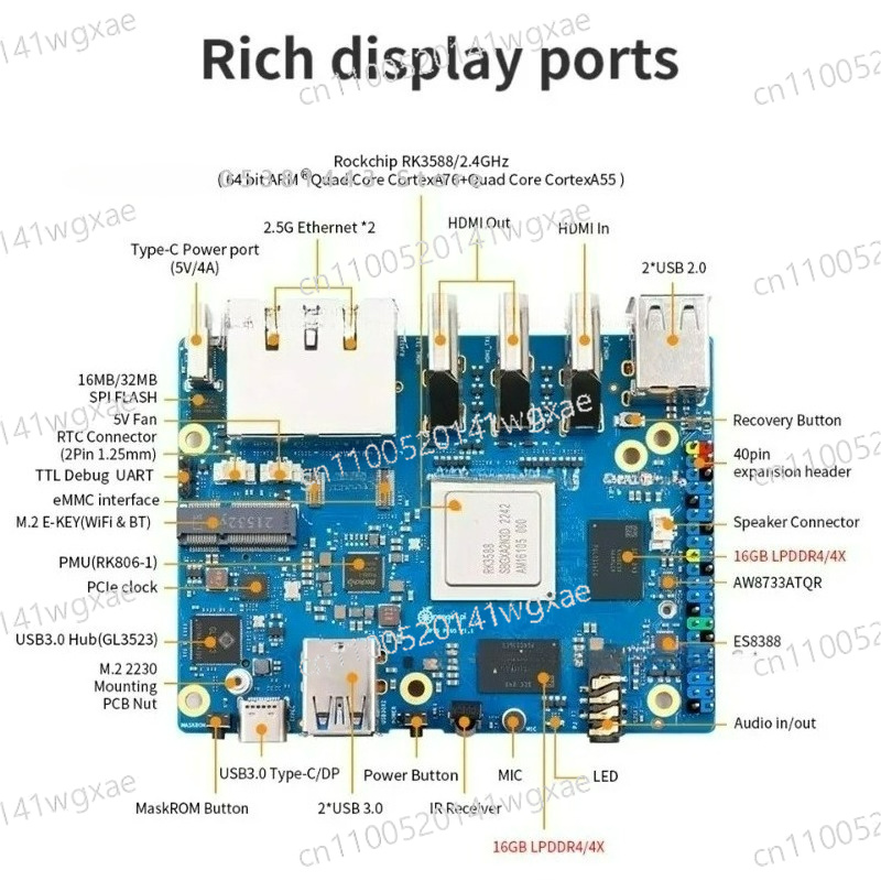 Orange Pi 5 Plus 32GB RAM RK35 - Orange Pi 5 Plus 32Gb recension och pris