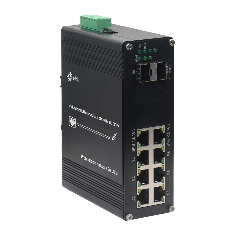 Industrial 8 Ports L2 Managed  - Managed Gigabit Poe Switch 8 Port 802.3At recension och pris