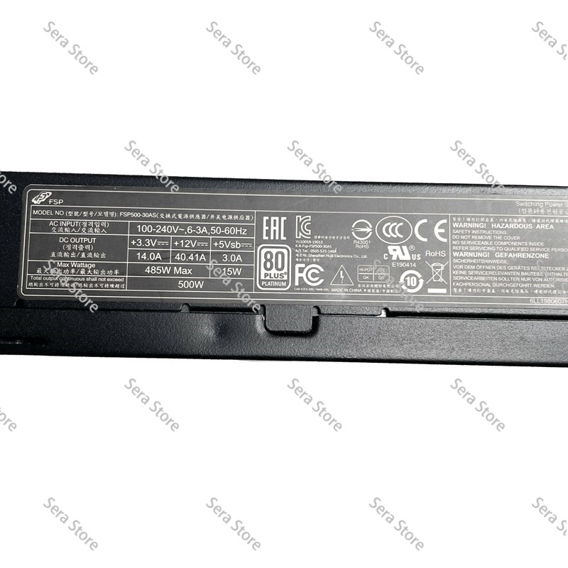 500W Flex ATX Power Supply 80  - Atx Power Supply 1U Flex 500W recension och pris