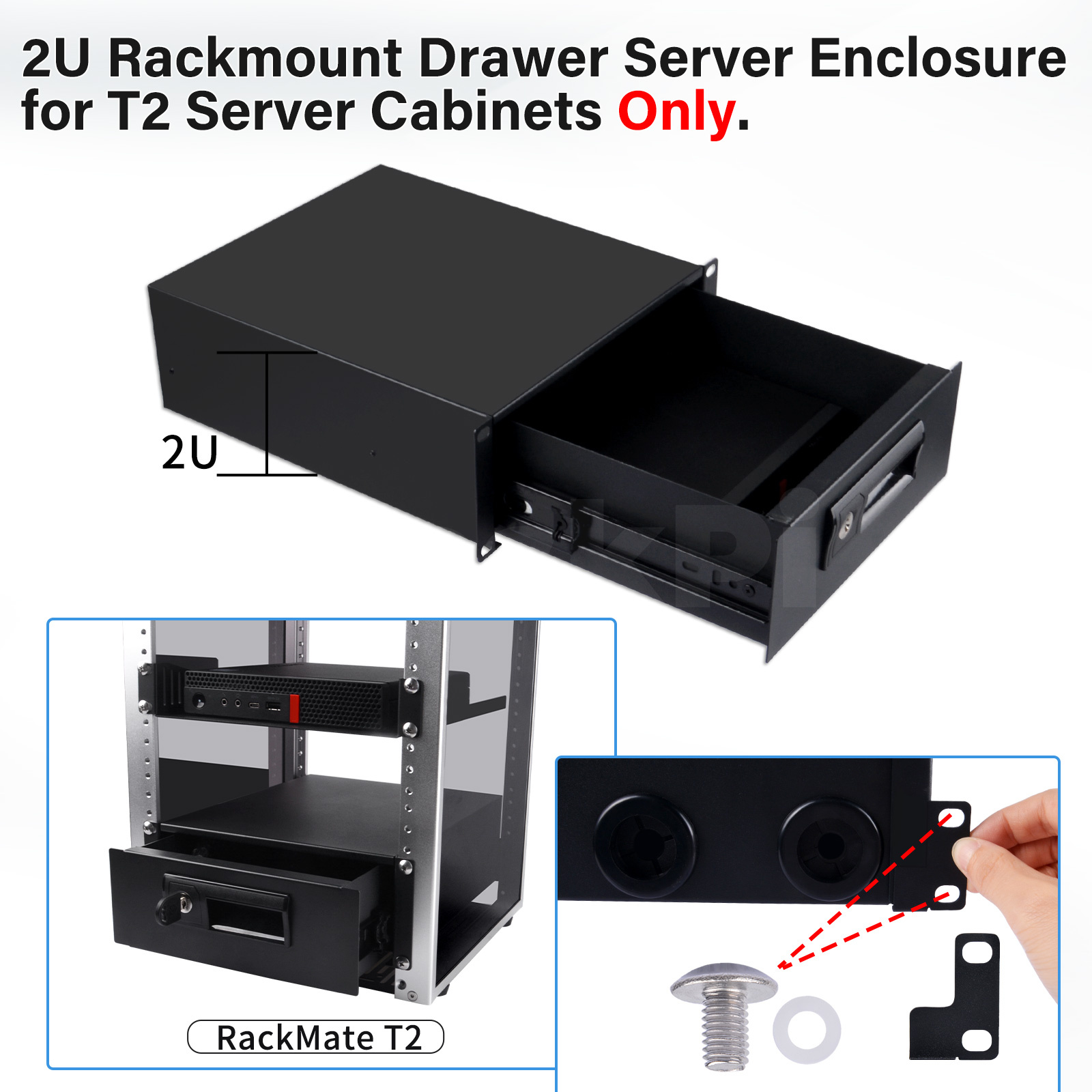 DeskPi RackMate 2U Rackmount L - Deskpi Super6C recension och pris