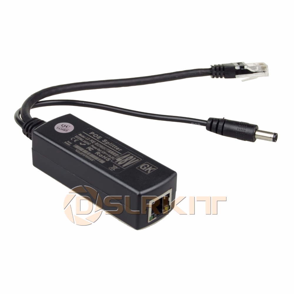 DSLRKIT Gigabit Active PoE Spl - Active Poe Splitter Gigabit 12V 2A recension och pris